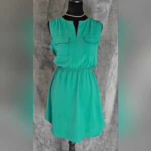 Green Sleeveless Dress